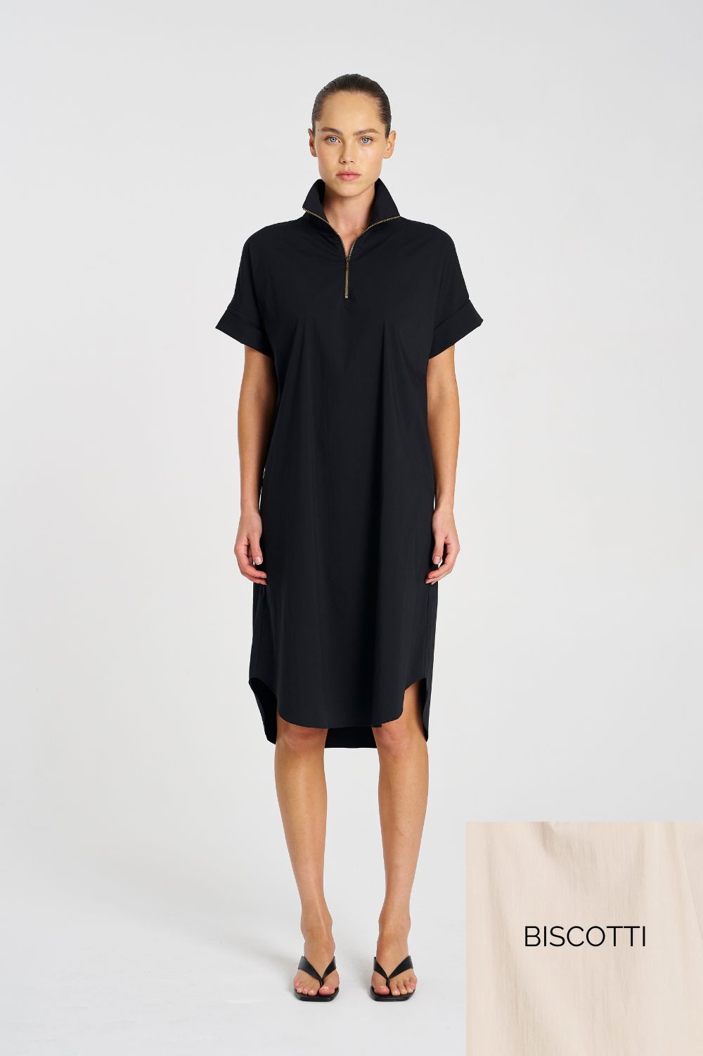 Mela Purdie - Mela Purdie Half Zip Dress | Biscotti - Dress - Silvermaple Boutique