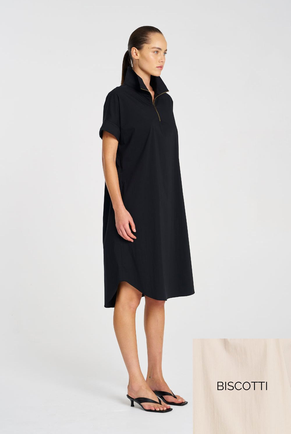 Mela Purdie - Mela Purdie Half Zip Dress | Biscotti - Dress - Silvermaple Boutique