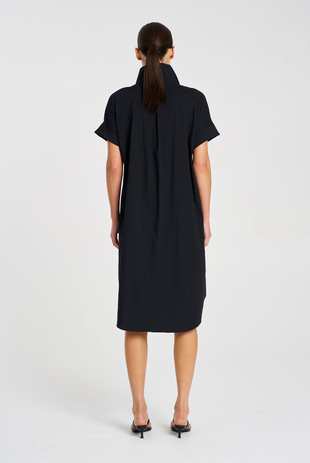 Mela Purdie - Mela Purdie Half Zip Dress | French Navy - Dress - Silvermaple Boutique
