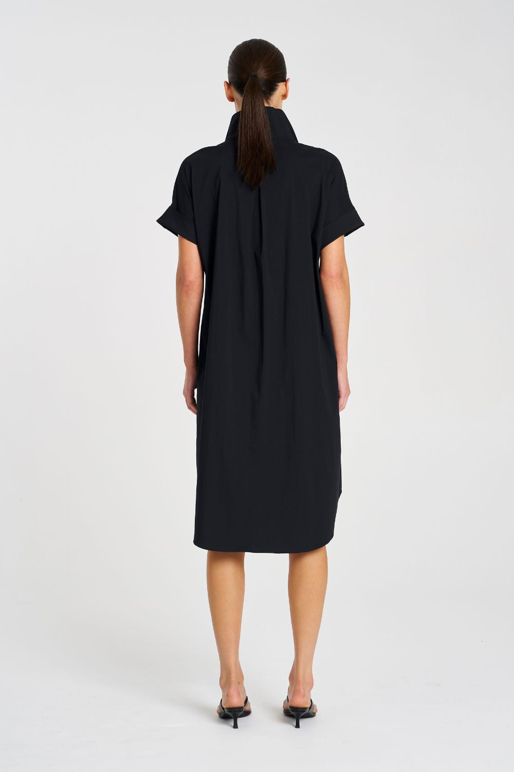 Mela Purdie - Mela Purdie Half Zip Dress | French Navy - Dress - Silvermaple Boutique