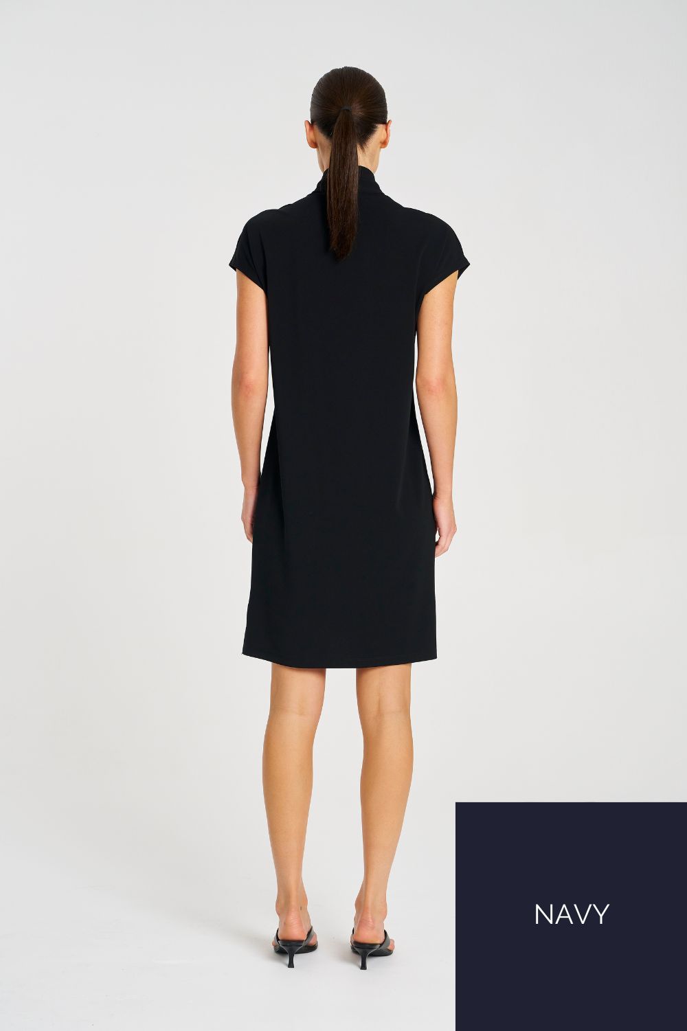 Mela Purdie - Mela Purdie Henley Dress | Navy - Dress - Silvermaple Boutique