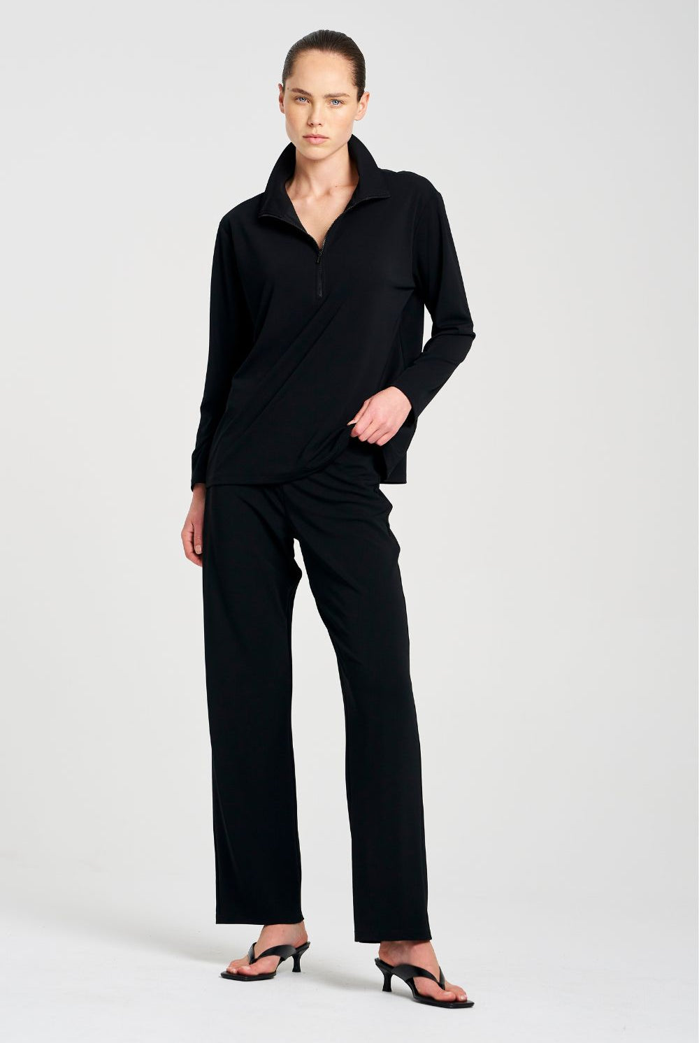 Mela Purdie - Long Pant Matte | Black - Pants - Silvermaple Boutique