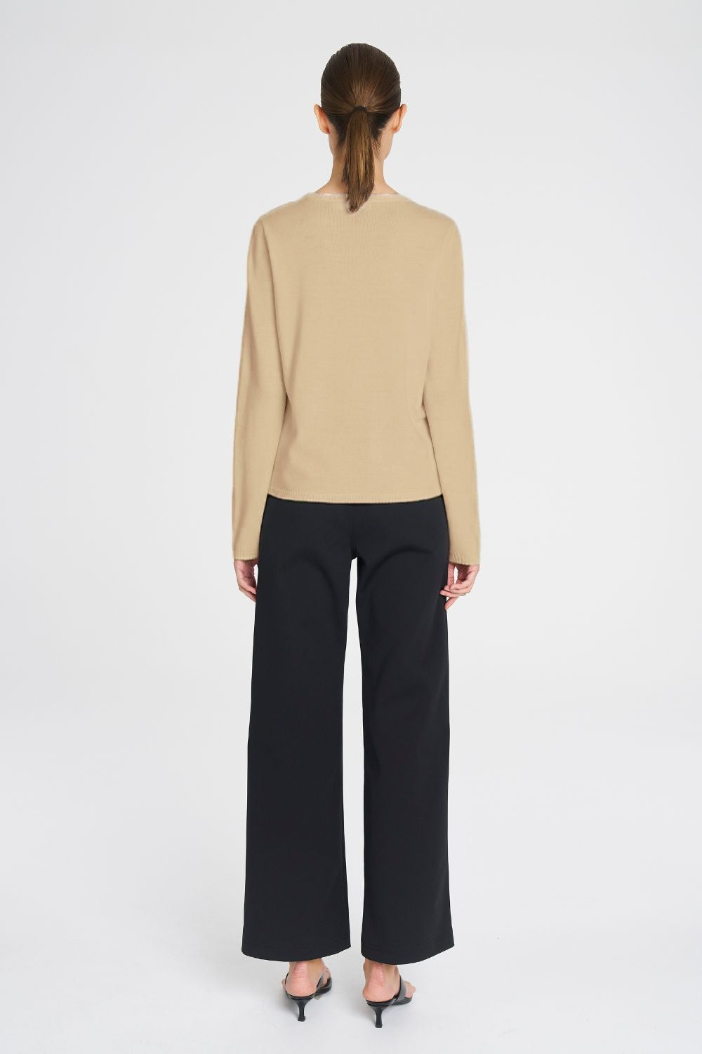 Mela Purdie - Mela Purdie Crew Sweater | Camel - Sweater - Silvermaple Boutique