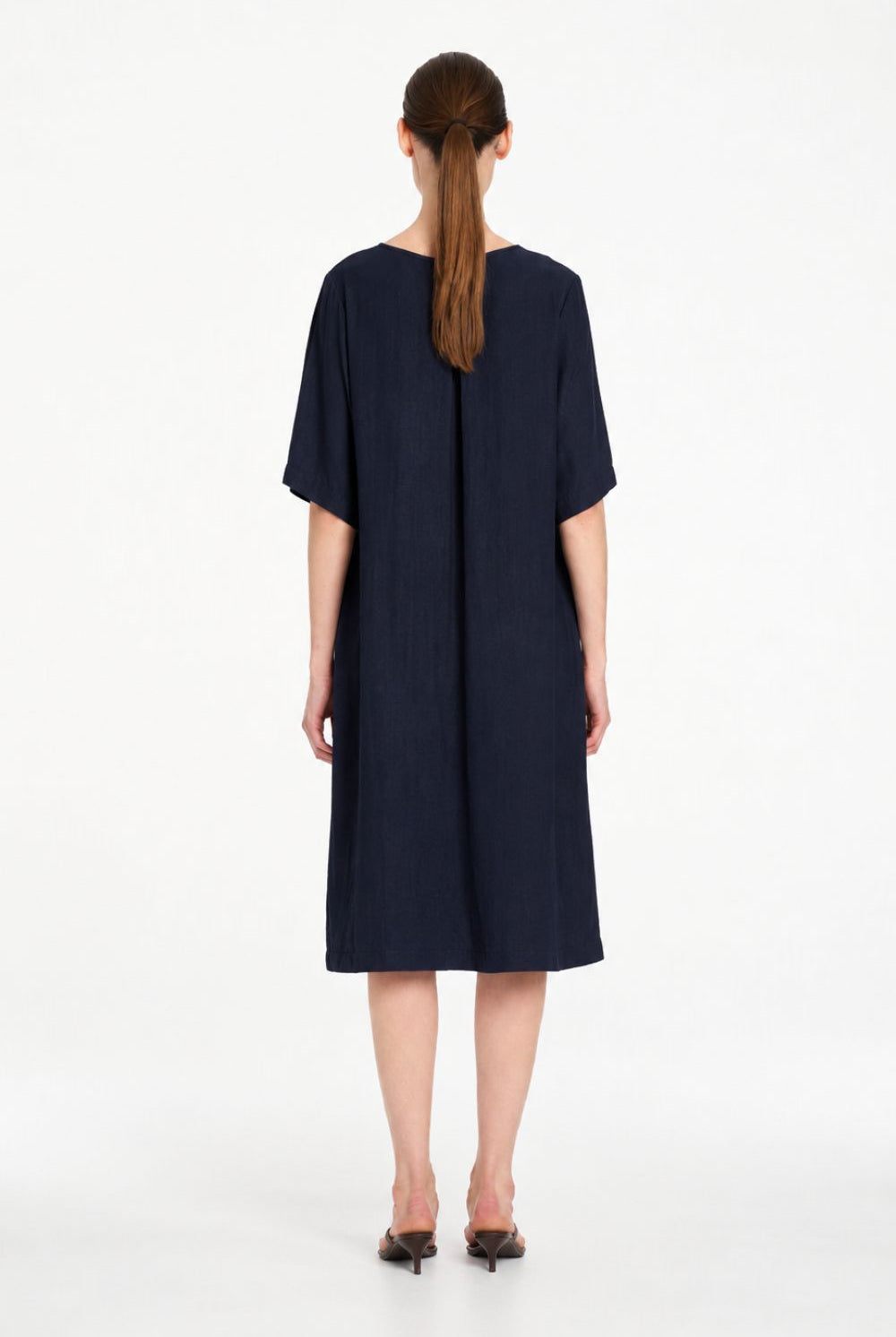 Mela Purdie - Mela Purdie Plaza Dress | Navy - Dress - Silvermaple Boutique