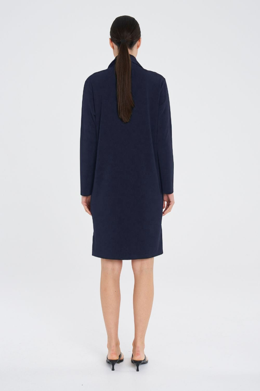 Mela Purdie - Mela Purdie Polo T Dress | True Navy - Dress - Silvermaple Boutique