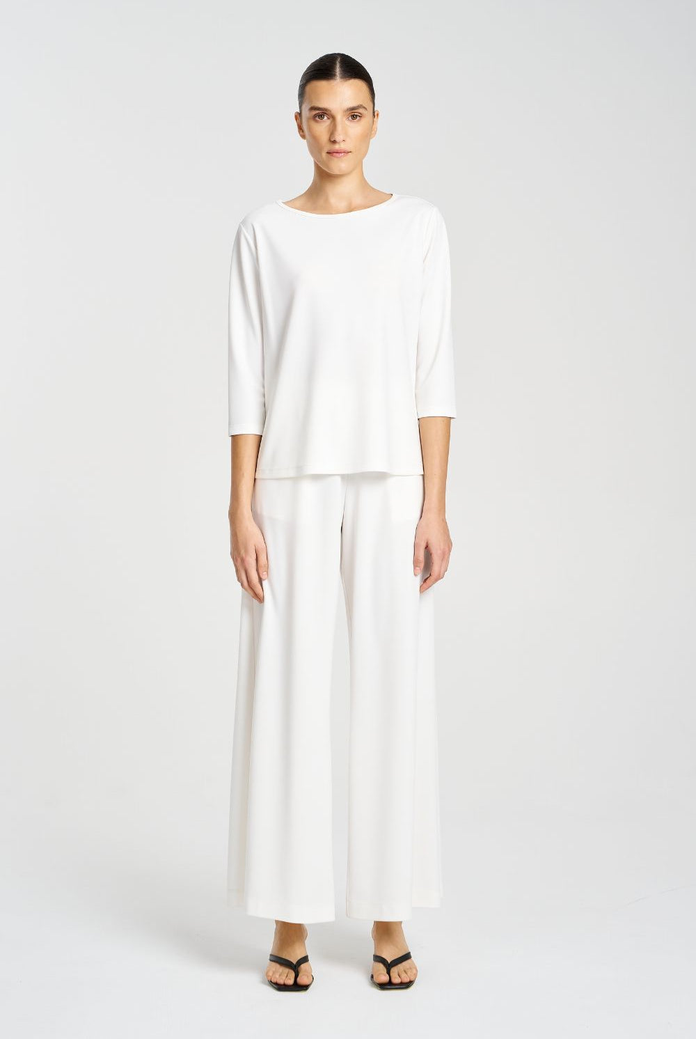Mela Purdie - Mela Purdie Powder Boat Neck | Cream - Top - Silvermaple Boutique