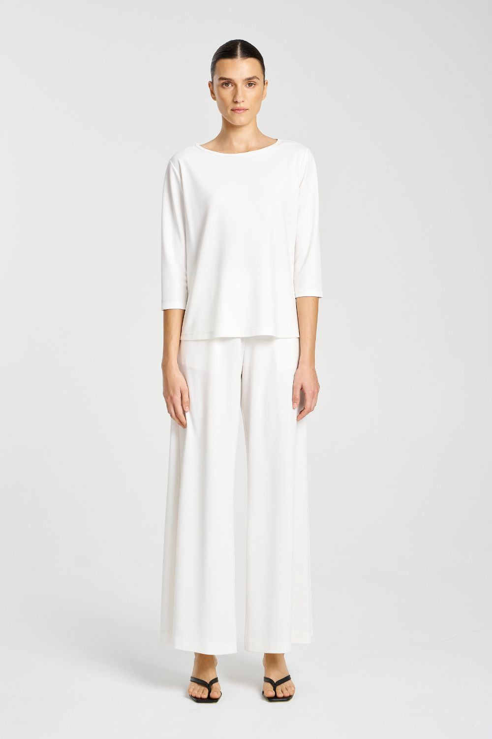 Mela Purdie - Mela Purdie Powder Boat Neck | Cream - Top - Silvermaple Boutique