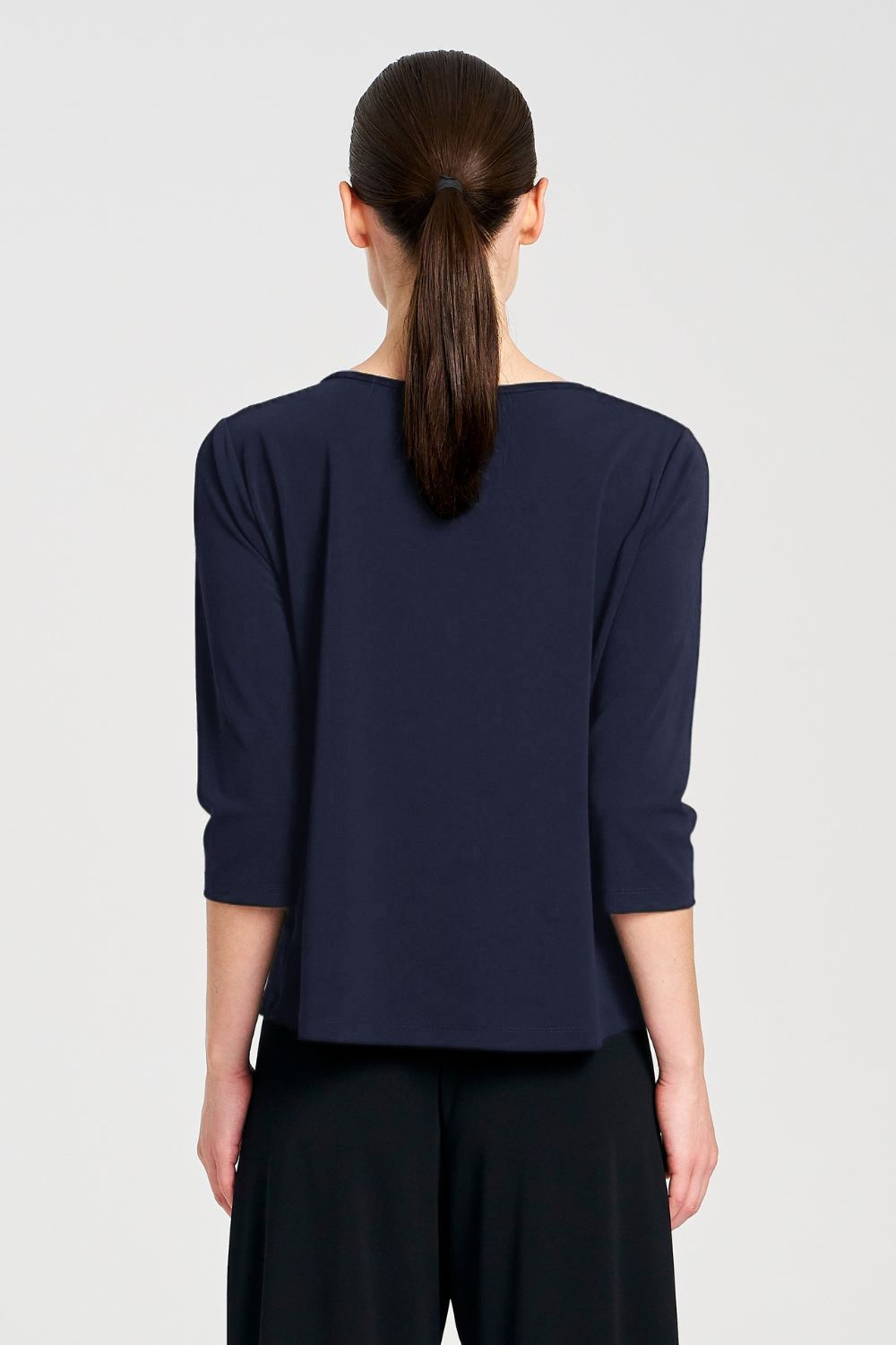 Mela Purdie - Mela Purdie Powder Boat Neck | True Navy - Top - Silvermaple Boutique