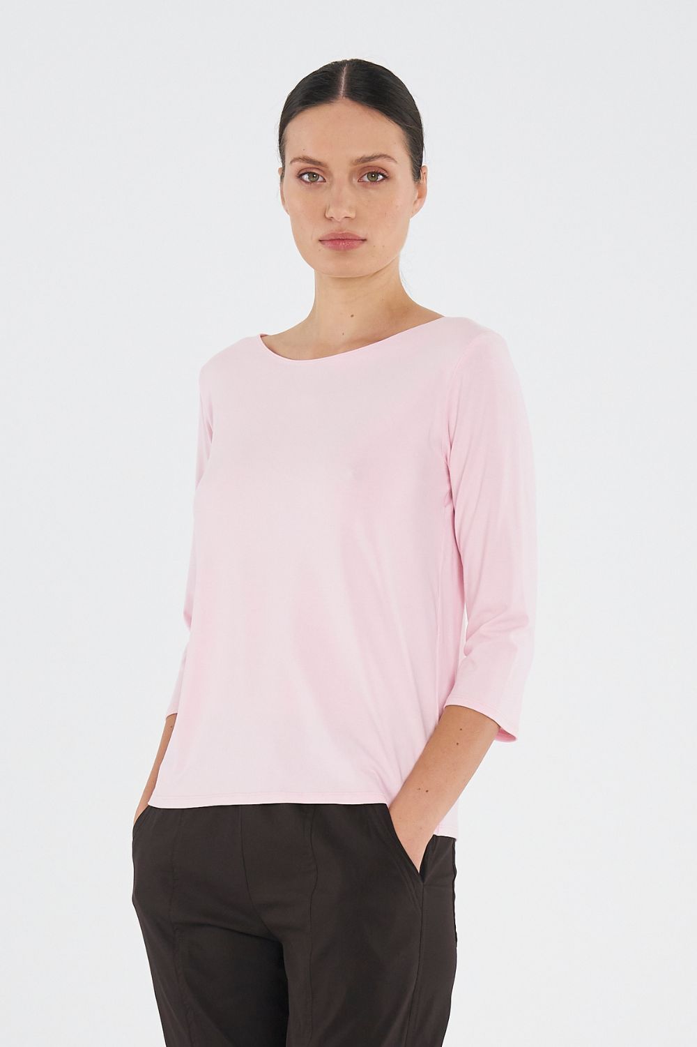 Mela Purdie - Mela Purdie Relaxed Boat Neck | Rosebud - Top - Silvermaple Boutique