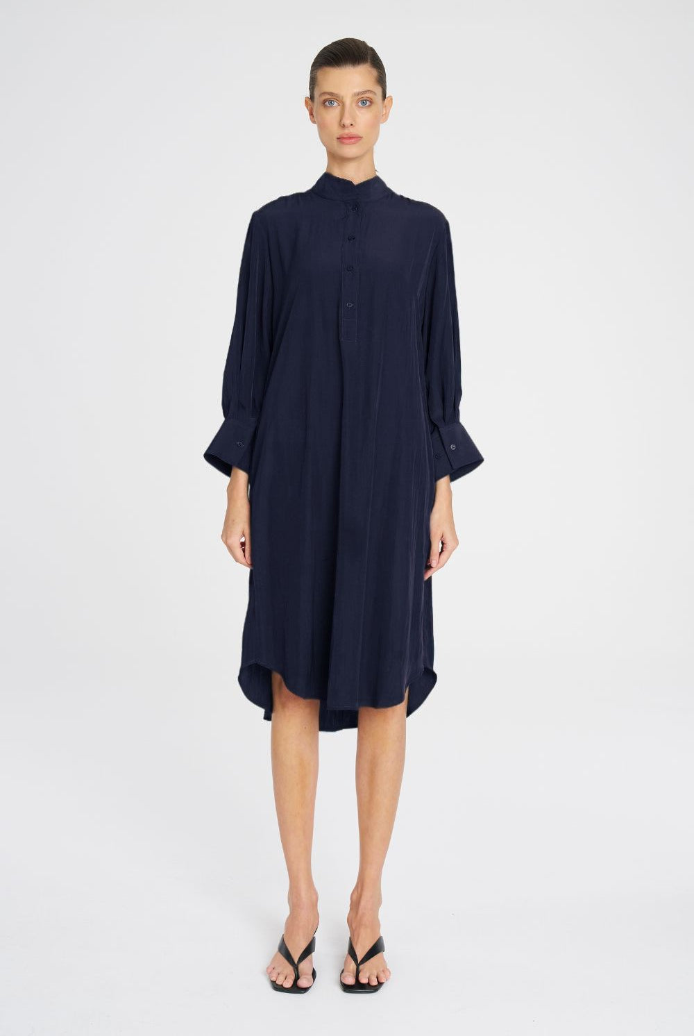 Mela Purdie - Mela Purdie Resort Dress | Navy - Dress - Silvermaple Boutique