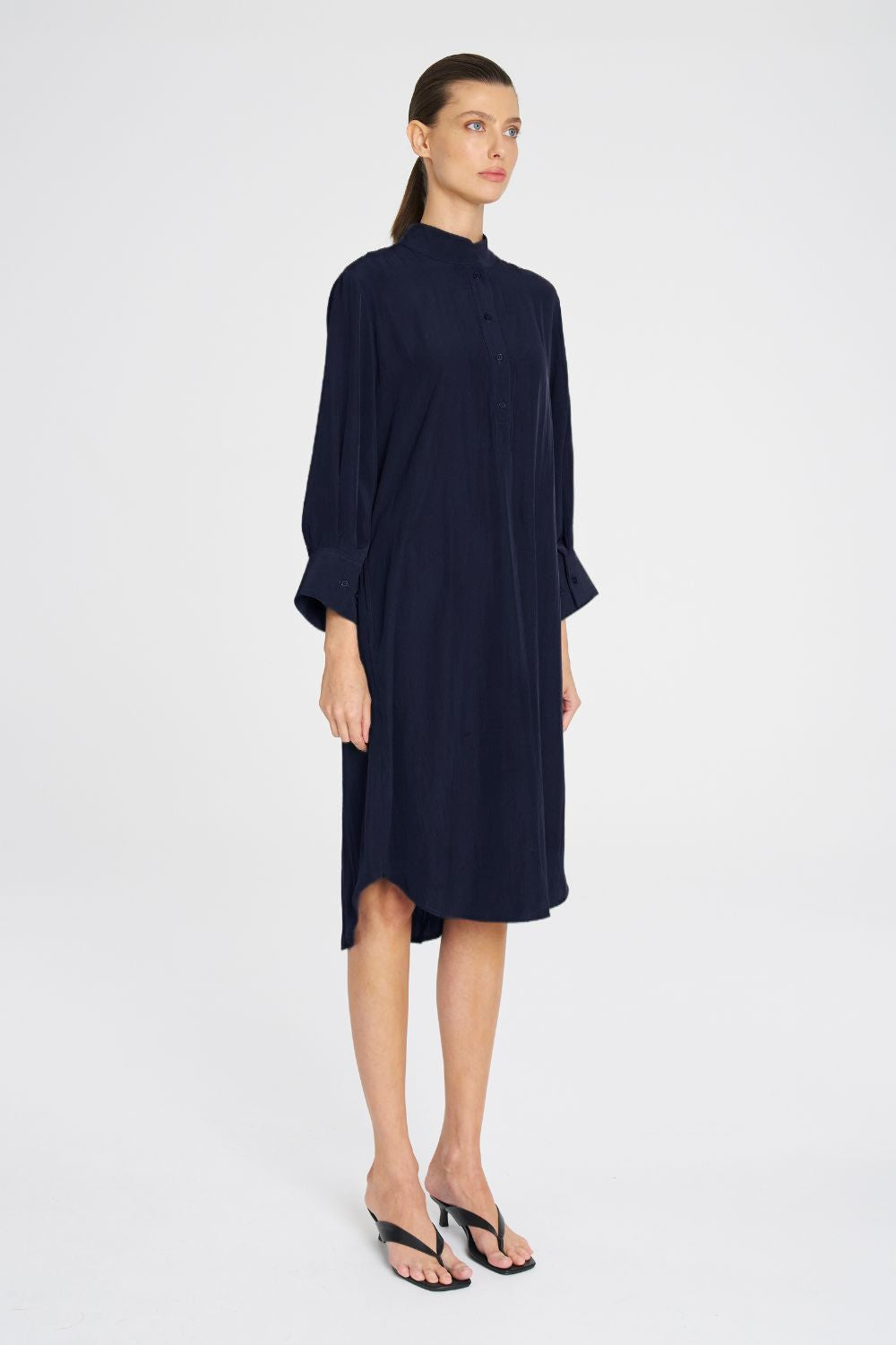 Mela Purdie - Mela Purdie Resort Dress | Navy - Dress - Silvermaple Boutique