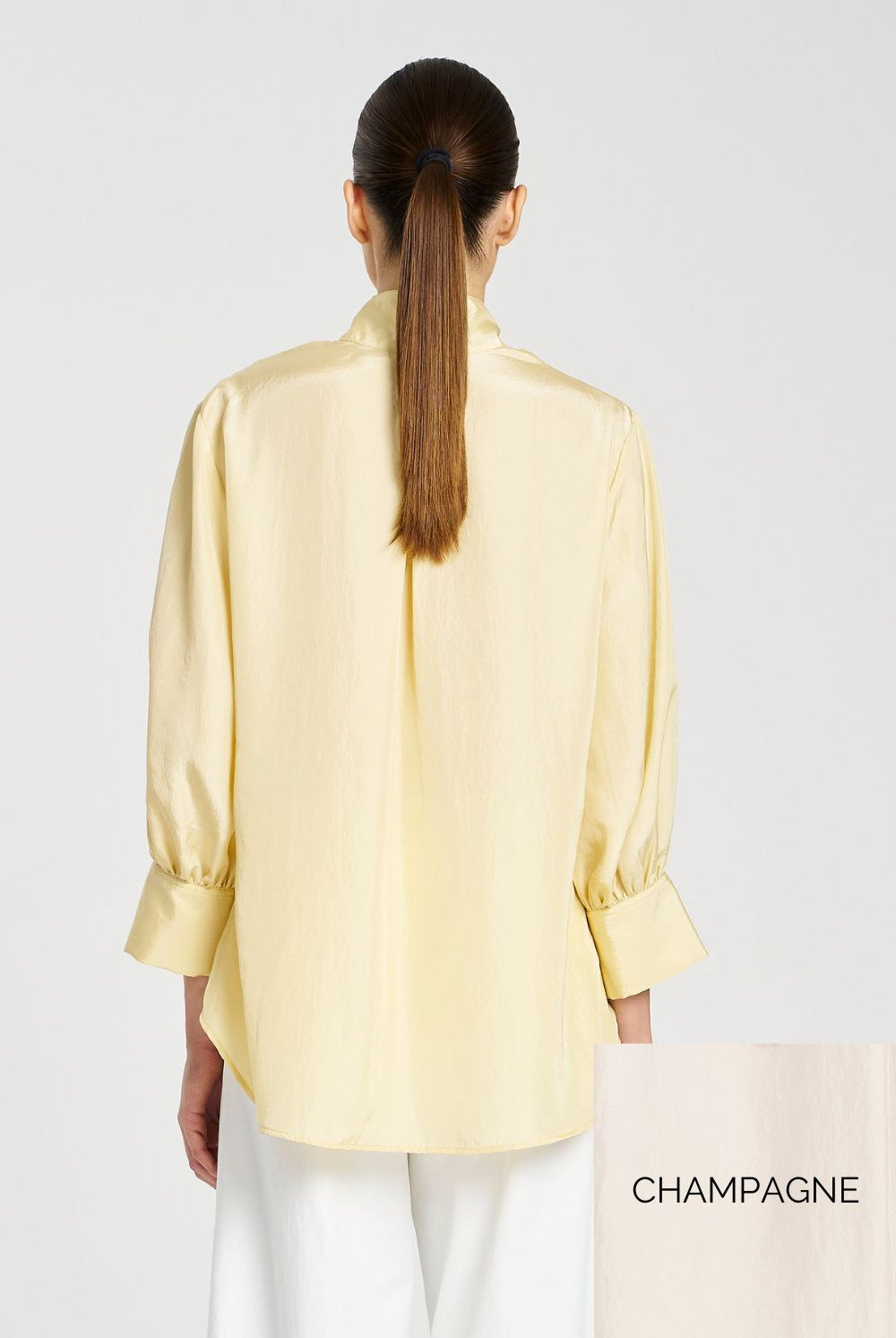 Mela Purdie - Resort Shirt | Champagne - Shirt - Silvermaple Boutique