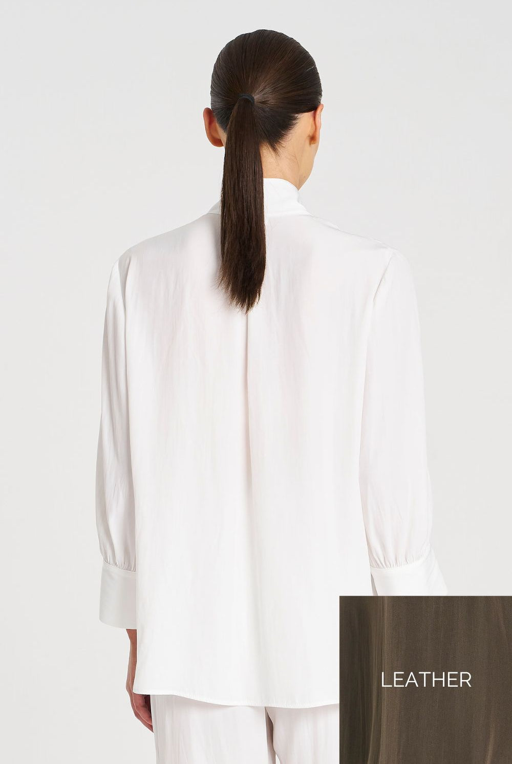 Mela Purdie - Mela Purdie Resort Shirt | Leather - Shirt - Silvermaple Boutique