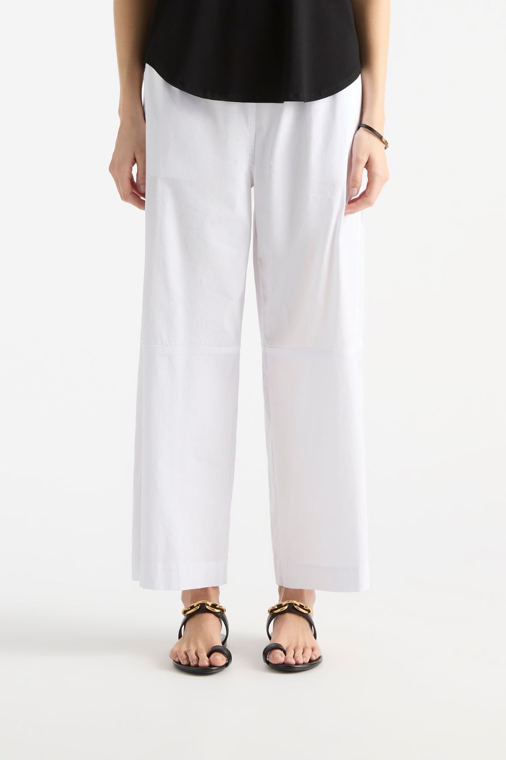 Mela Purdie - Mela Purdie Slice Pace Pant | White - Pants - Silvermaple Boutique