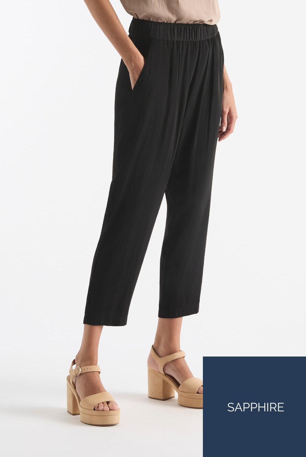 Mela Purdie - Soft Capri | Sapphire - Pants - Silvermaple Boutique