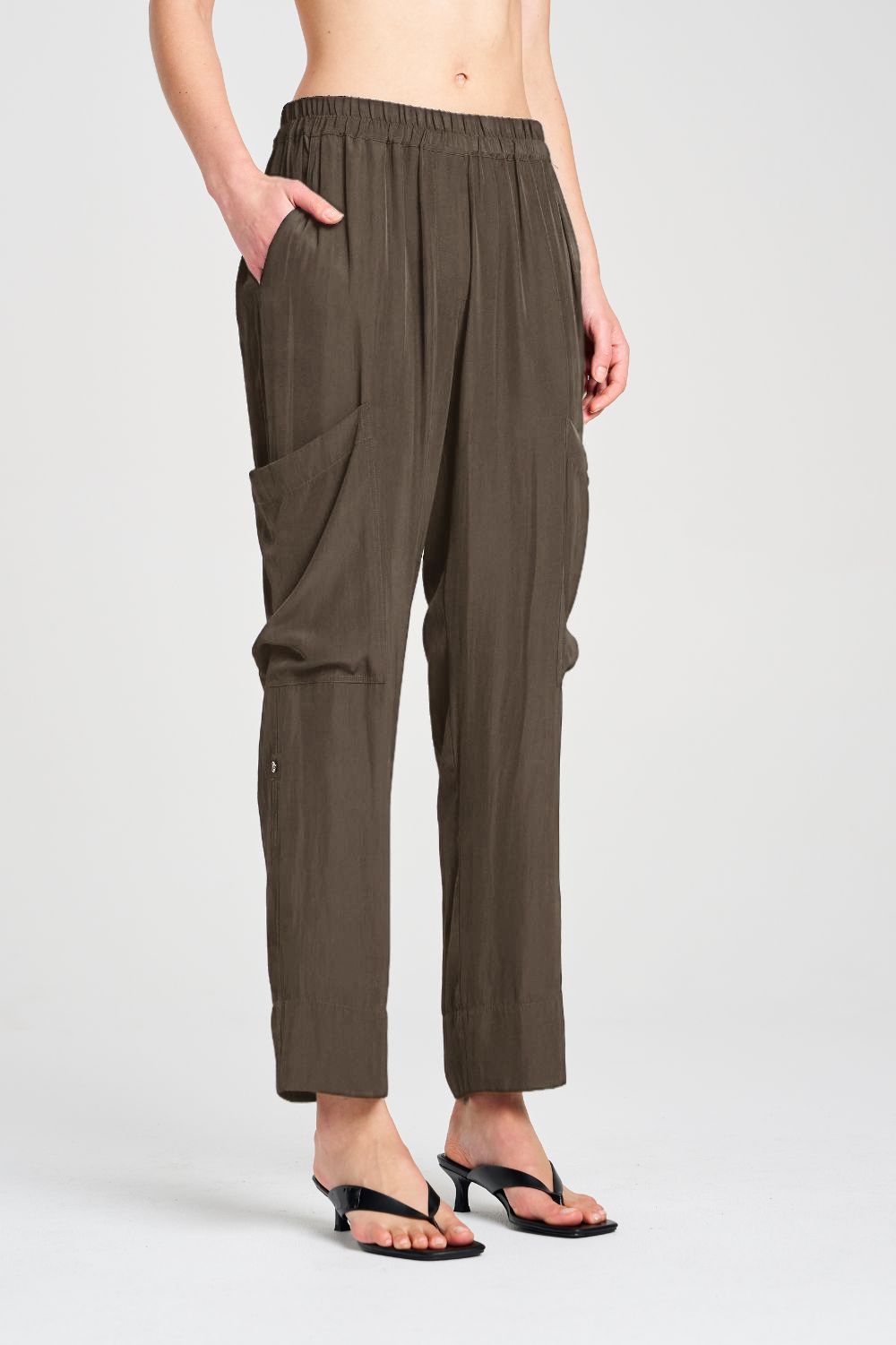 Mela Purdie - Mela Purdie Soft Cargo | Leather - Pants - Silvermaple Boutique