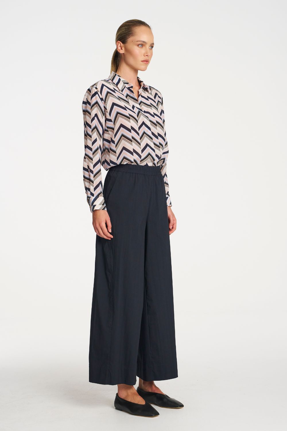 Mela Purdie - Mela Purdie Soft Shirt | Pleat Silk Print - Shirt - Silvermaple Boutique