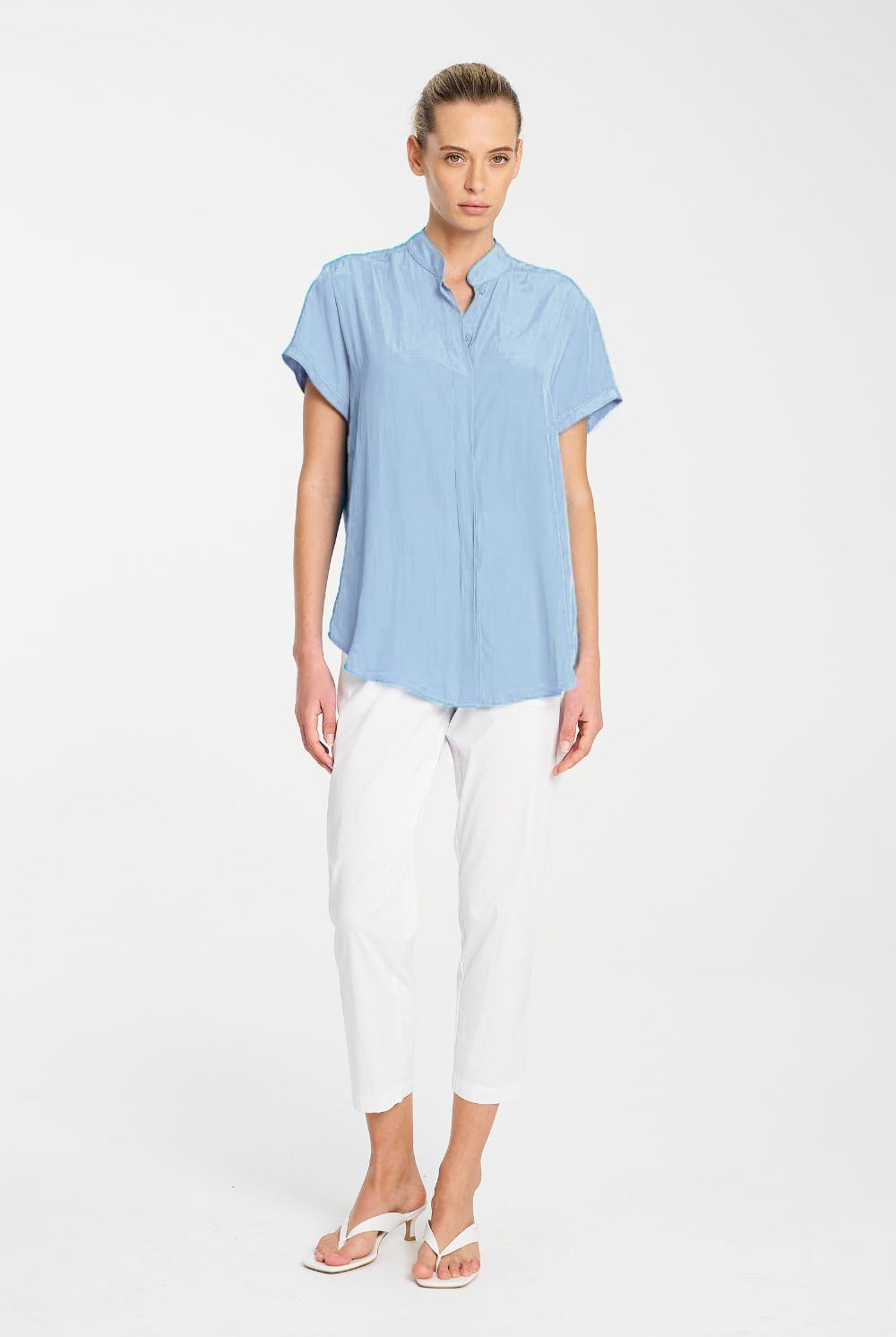 Mela Purdie - Mela Purdie Soft Stand Shirt | Vista - Shirt - Silvermaple Boutique