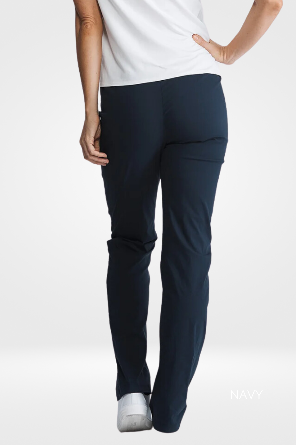 Mela Purdie - Straight Pant Microprene | Navy - Pants - Silvermaple Boutique