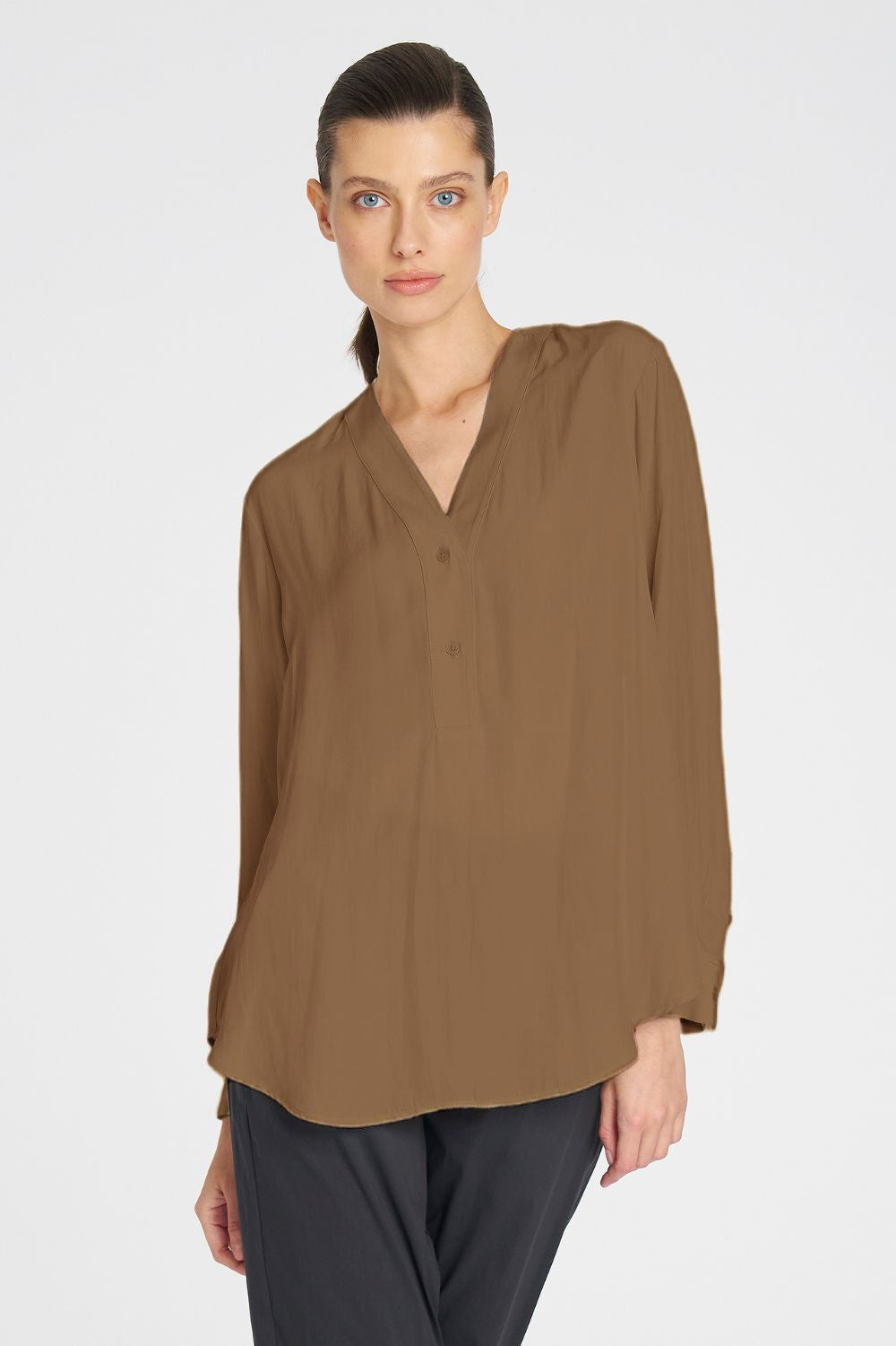 Mela Purdie - Mela Purdie Tab Shirt | Tannin - Shirt - Silvermaple Boutique