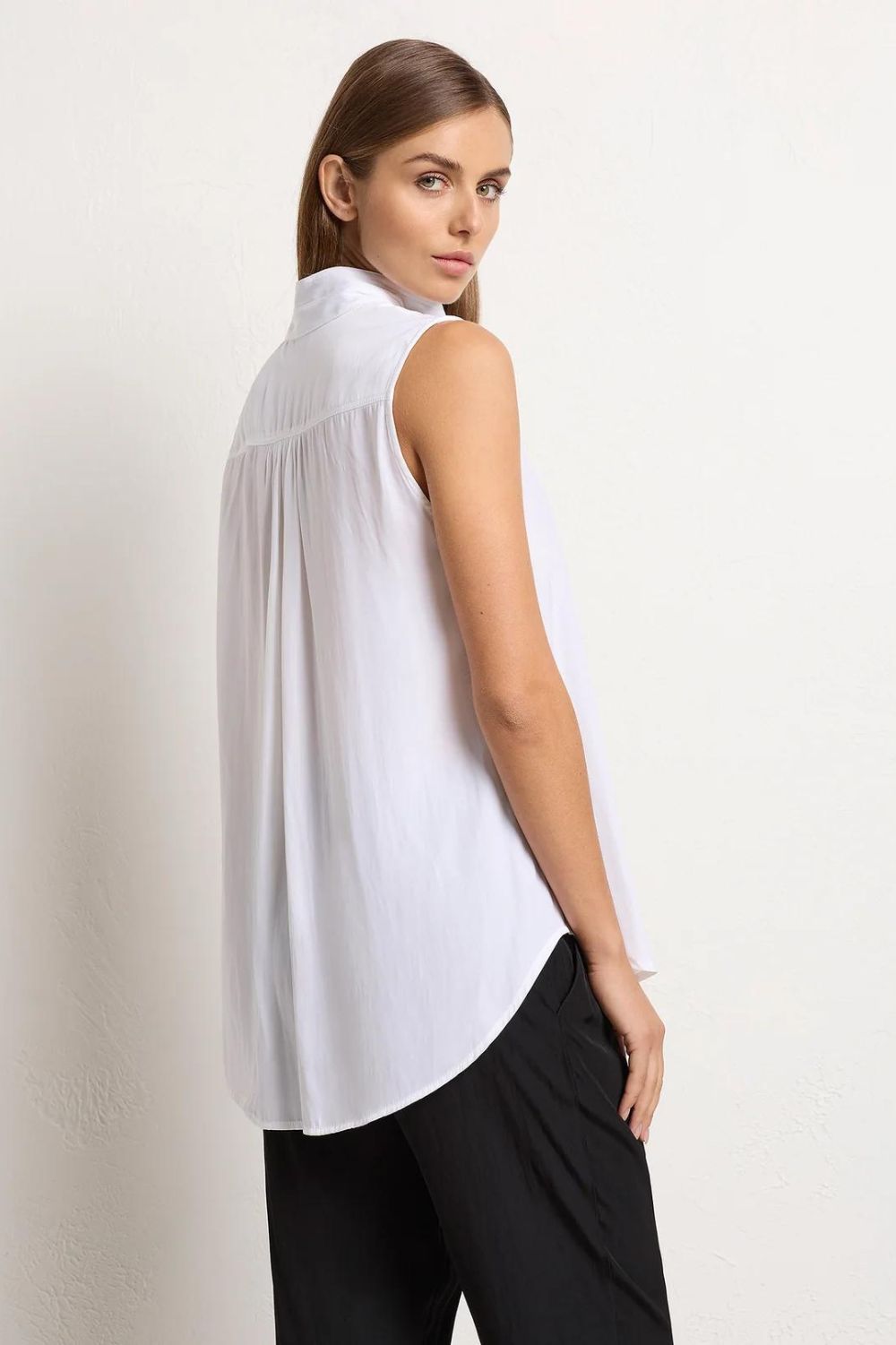 Mela Purdie - Tab Slide Tank | White - Top - Silvermaple Boutique