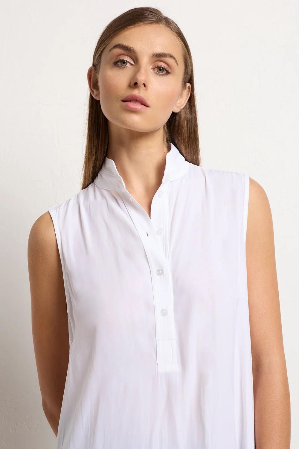 Mela Purdie - Tab Slide Tank | White - Top - Silvermaple Boutique