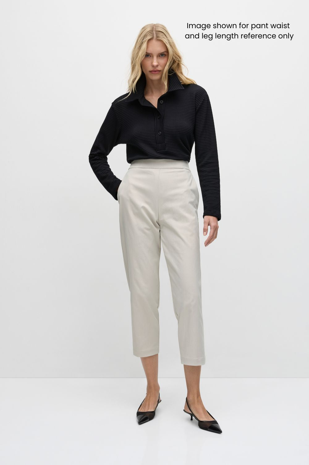 Mela Purdie - Tapered Flat Pant | Ivory - Pants - Silvermaple Boutique