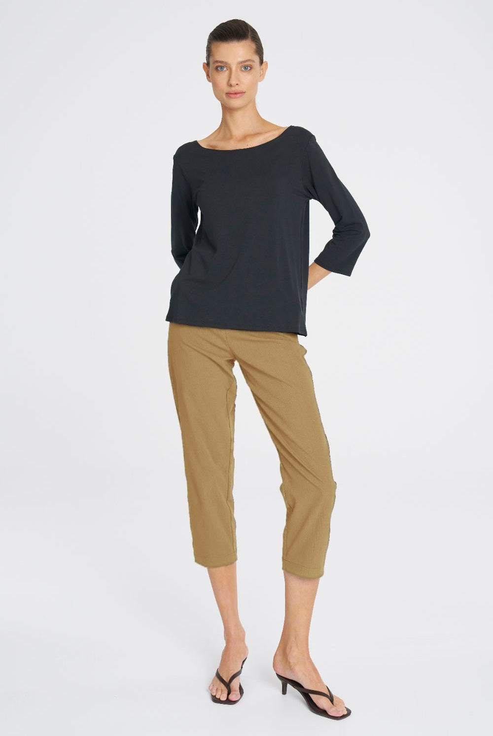 Mela Purdie - Mela Purdie Tapered Flat Pant | Trench - Pants - Silvermaple Boutique