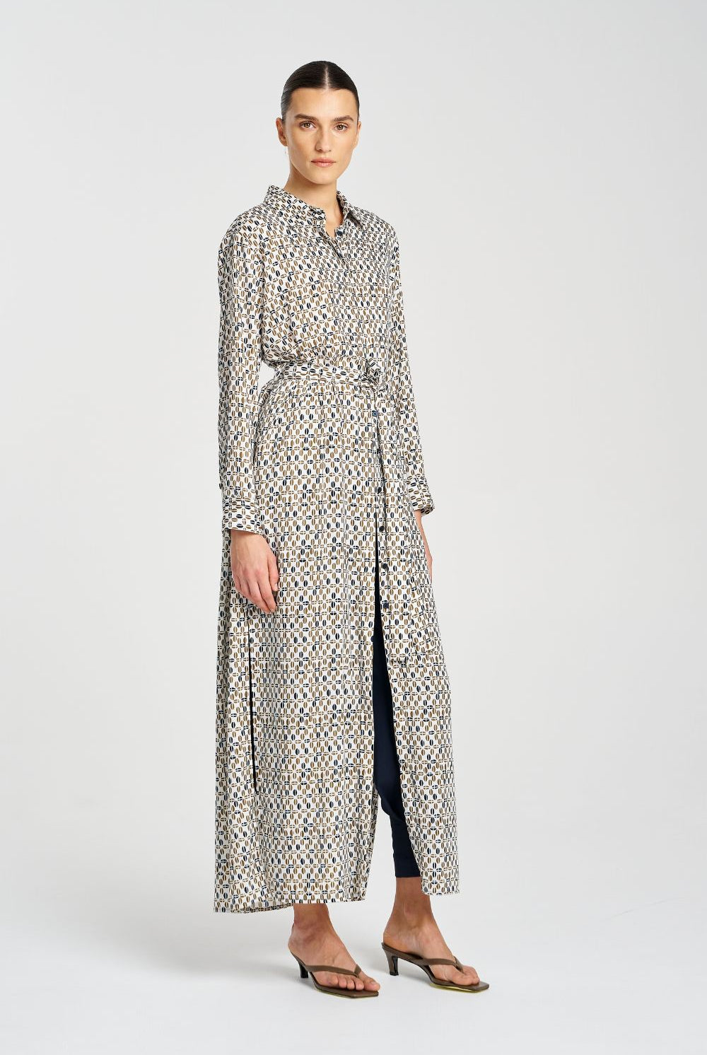 Mela Purdie - Mela Purdie Tie Shirt Dress | Pendant - Dress - Silvermaple Boutique
