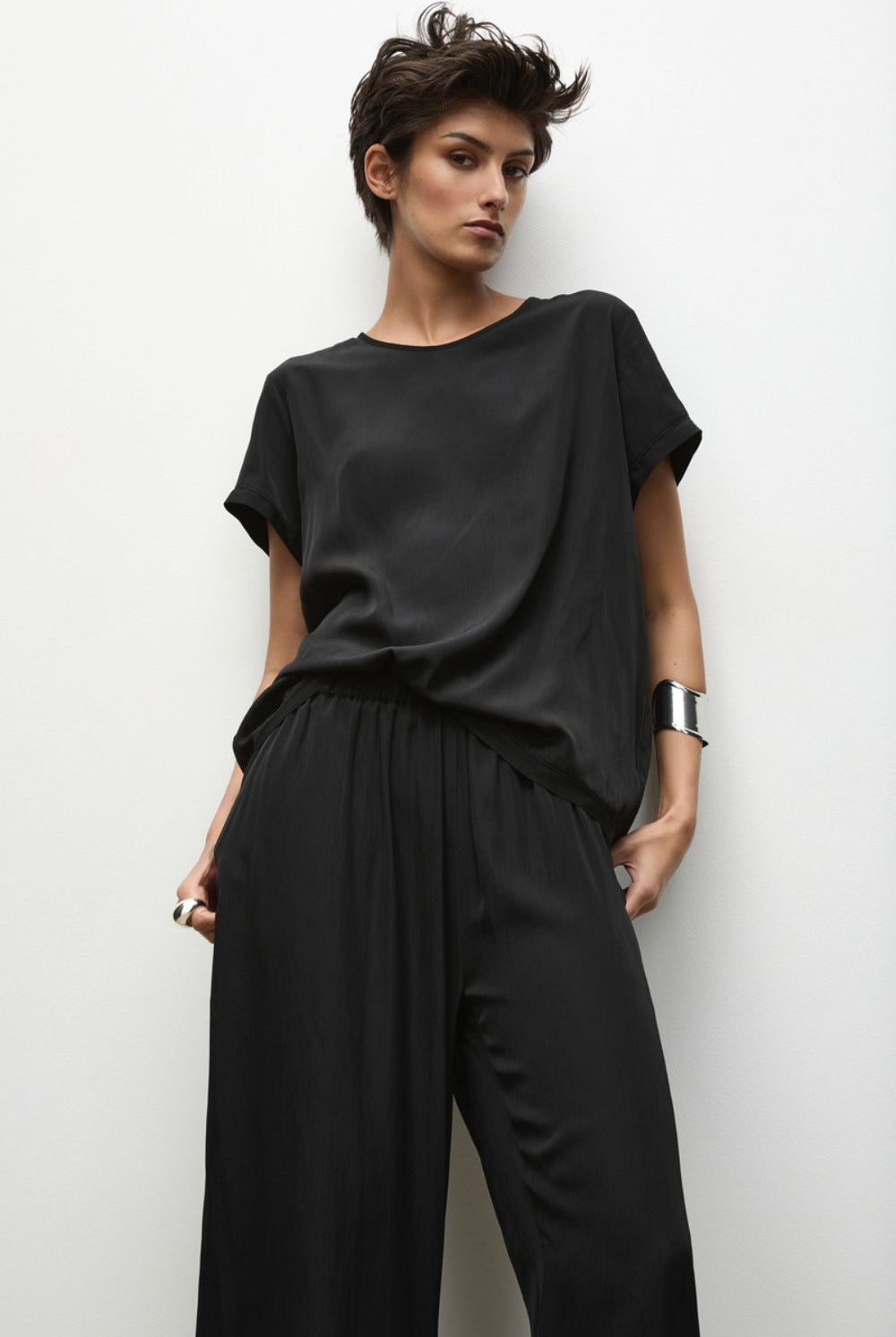 Mela Purdie - Transit T | Black - Top - Silvermaple Boutique