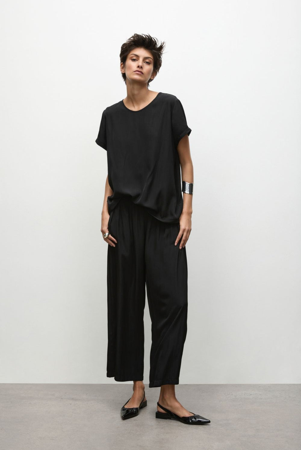 Mela Purdie - Transit T | Black - Top - Silvermaple Boutique