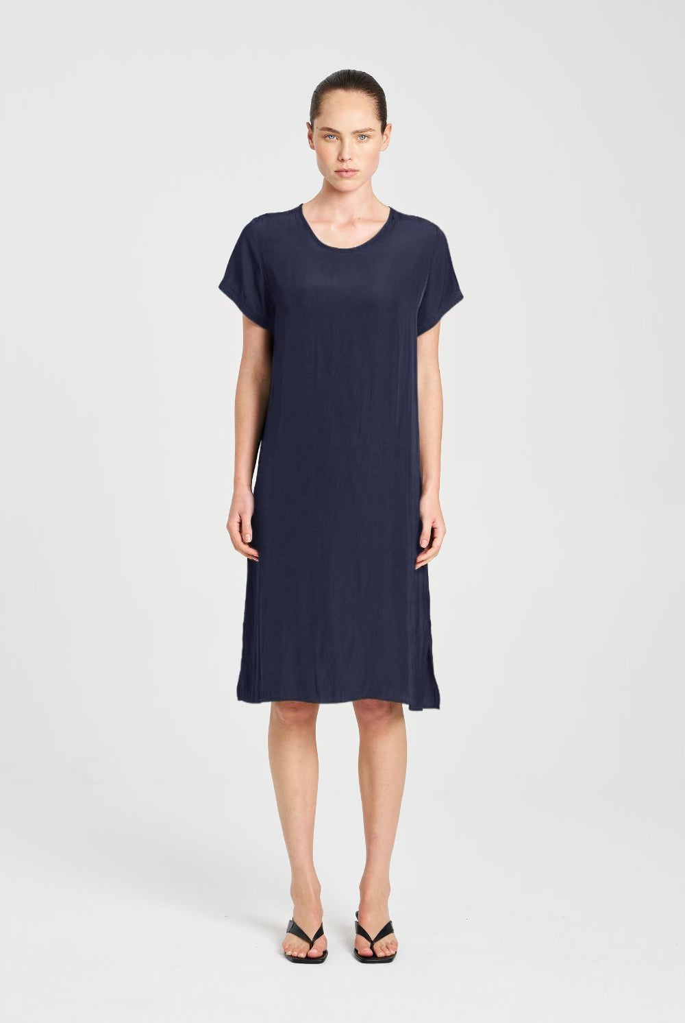 Mela Purdie - Mela Purdie Transit T Dress | Navy - Dress - Silvermaple Boutique