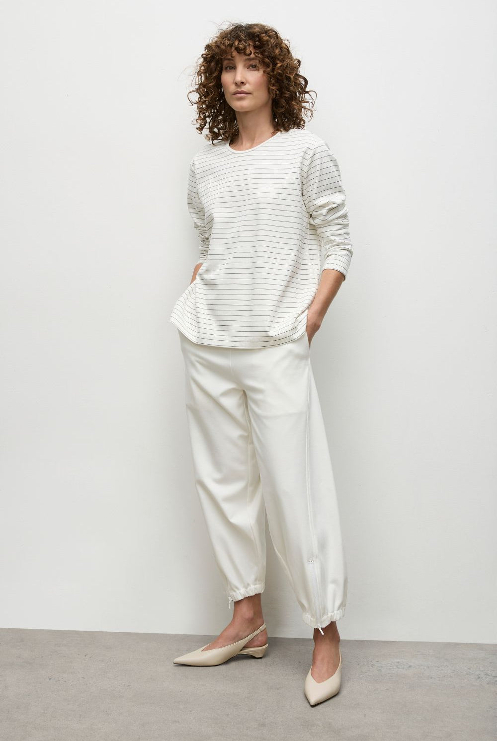Mela Purdie - Trunk Sweater | Cream/Black - Jumper - Silvermaple Boutique