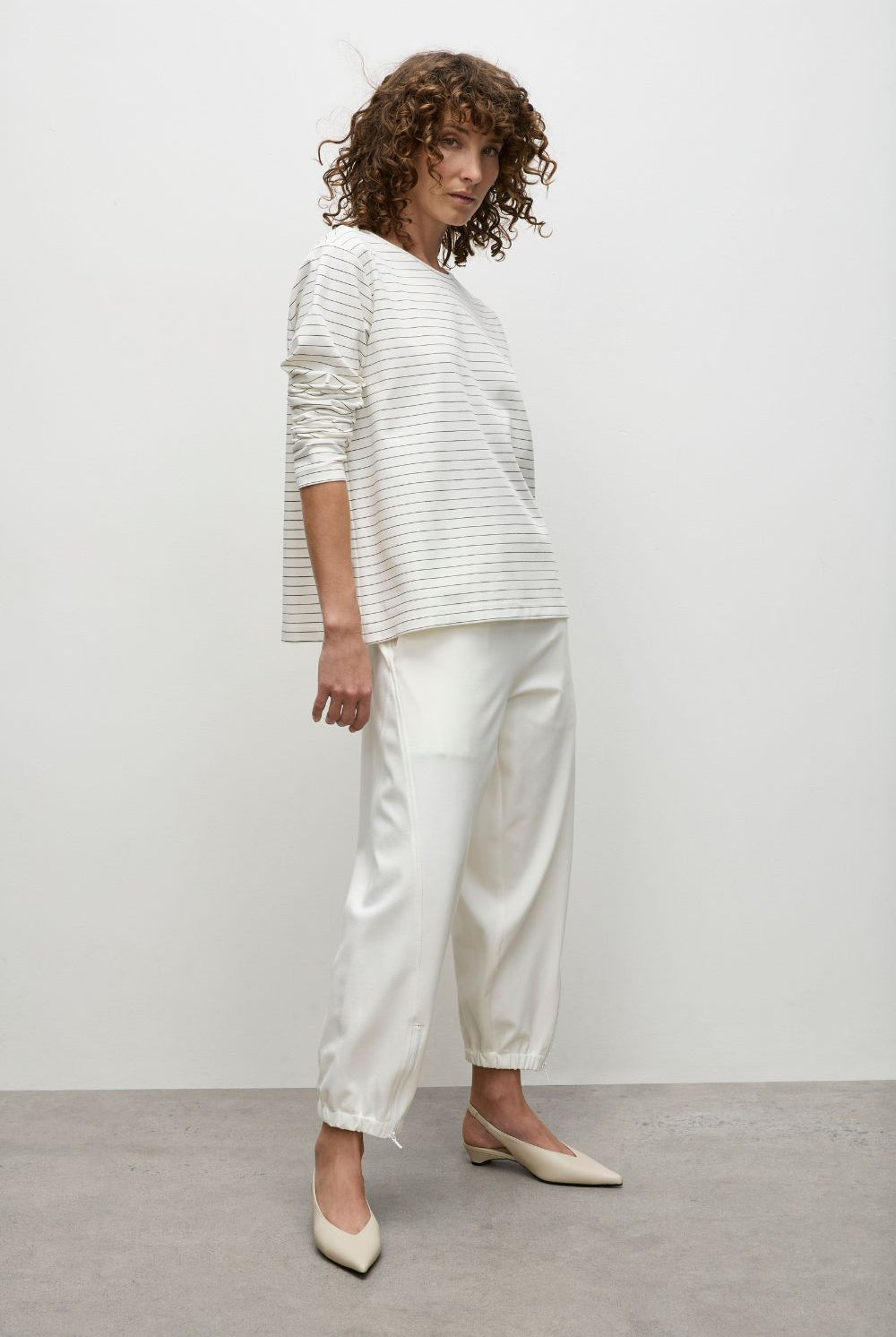 Mela Purdie - Trunk Sweater | Cream/Black - Jumper - Silvermaple Boutique