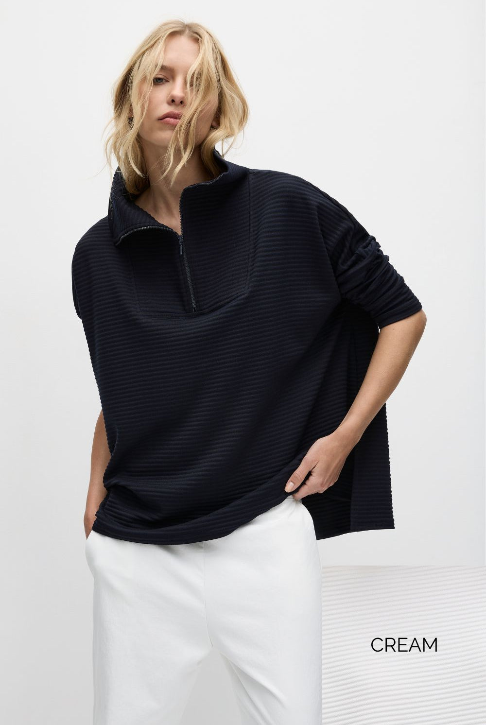 Mela Purdie - Tube Sweater | Cream - Jumper - Silvermaple Boutique