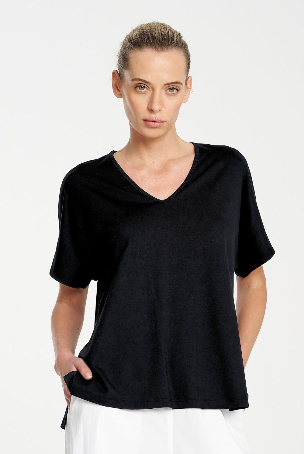 Mela Purdie - Mela Purdie Wedge Shell | Black - Top - Silvermaple Boutique