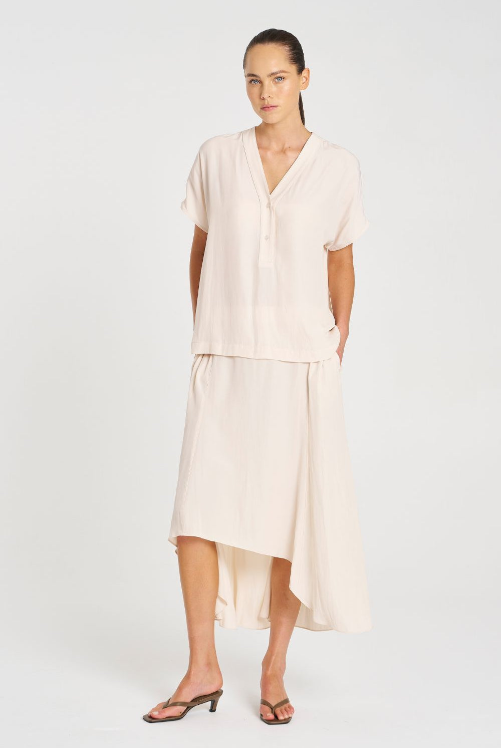 Mela Purdie - Mela Purdie Wedge Tab Shell | Meringue - Top - Silvermaple Boutique