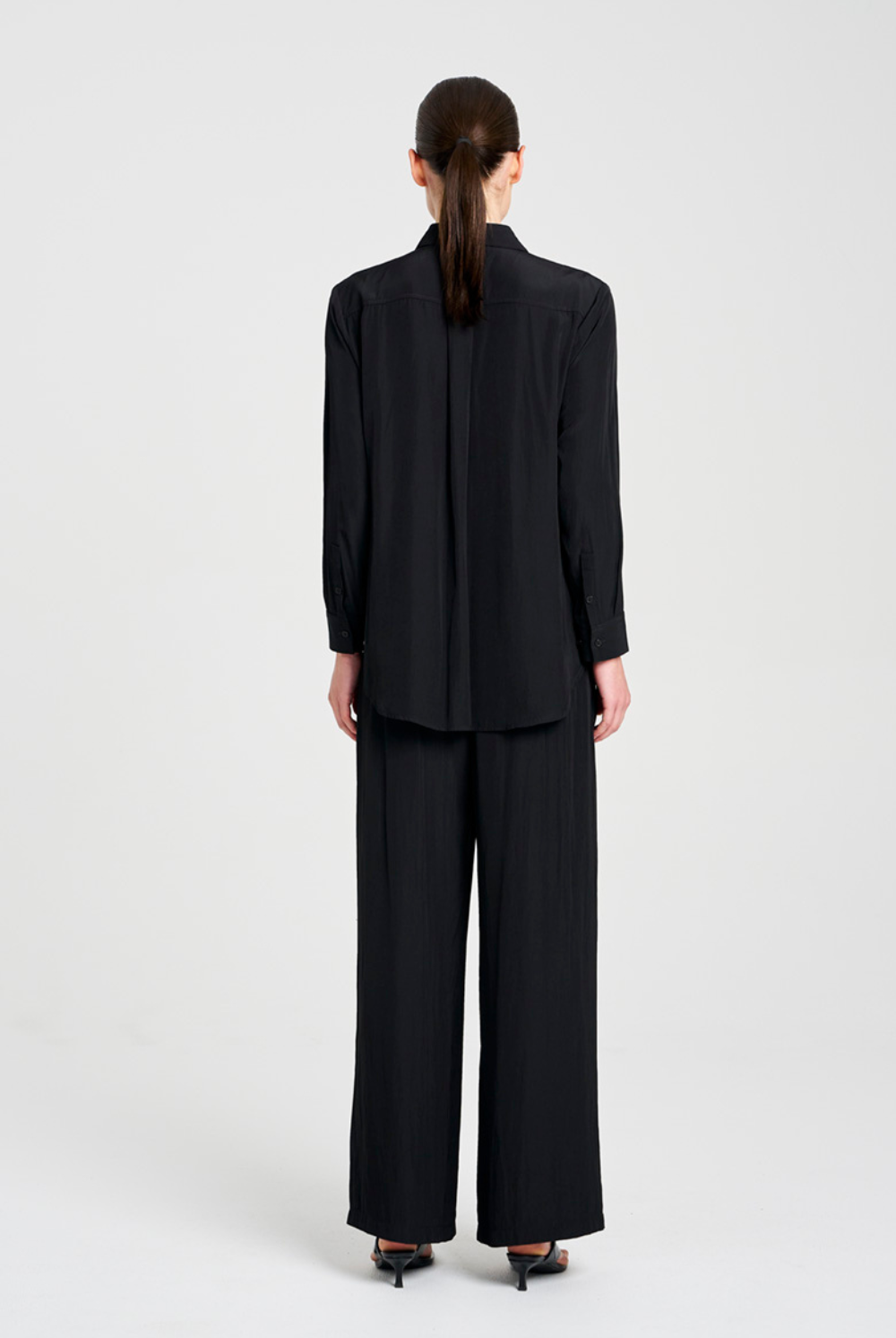 Mela Purdie - Single Pocket Shirt | Black - Shirt - Silvermaple Boutique