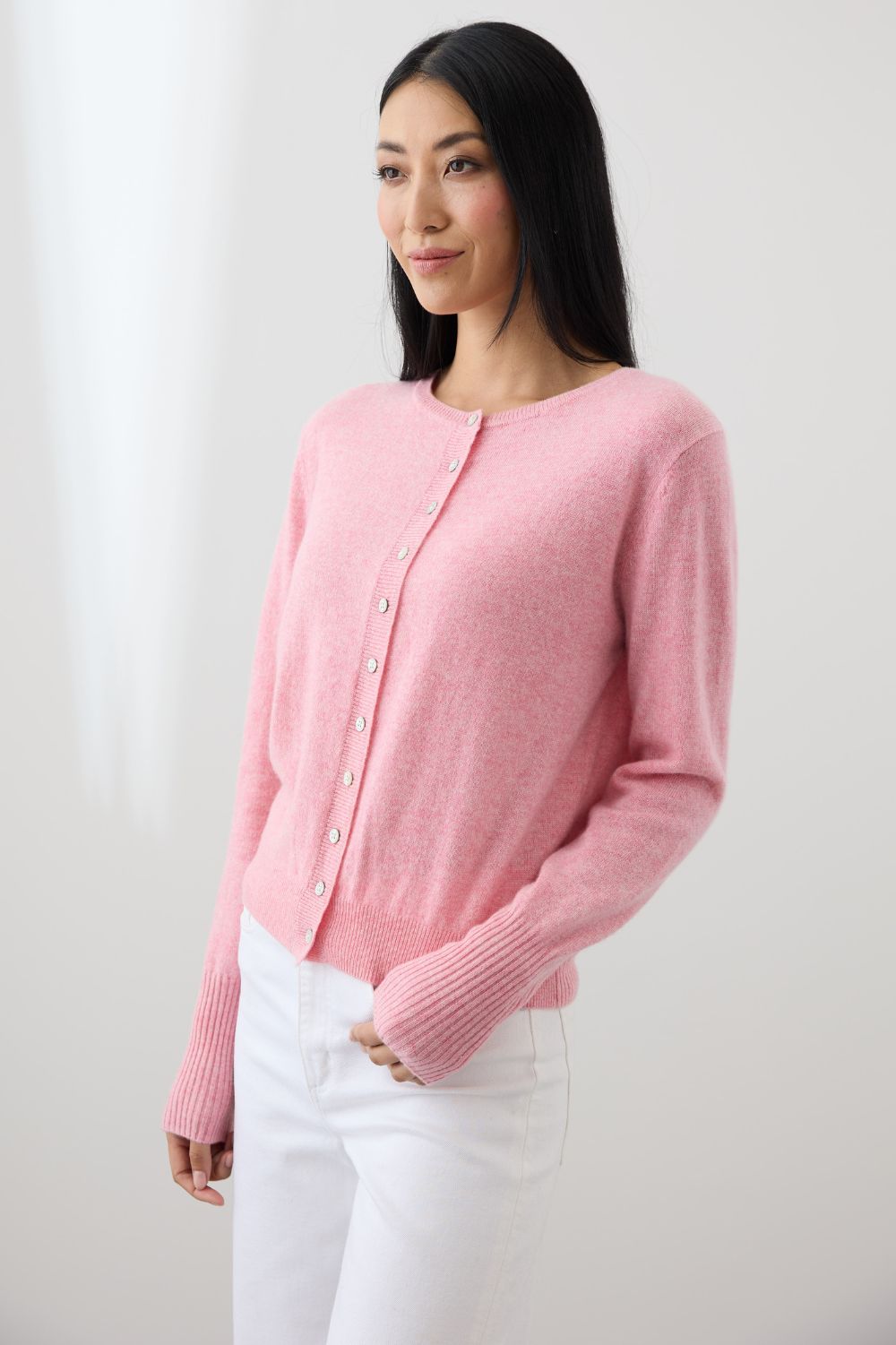 Mia Fratino - Essential Slim Cardi | Petal - Cardigan - Silvermaple Boutique