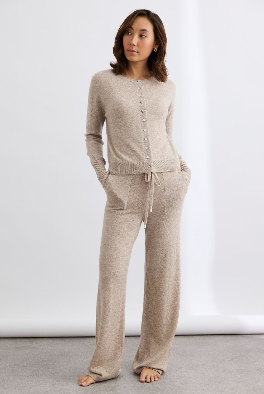 Mia Fratino - Essential Slim Cardi | Toast - Cardigan - Silvermaple Boutique