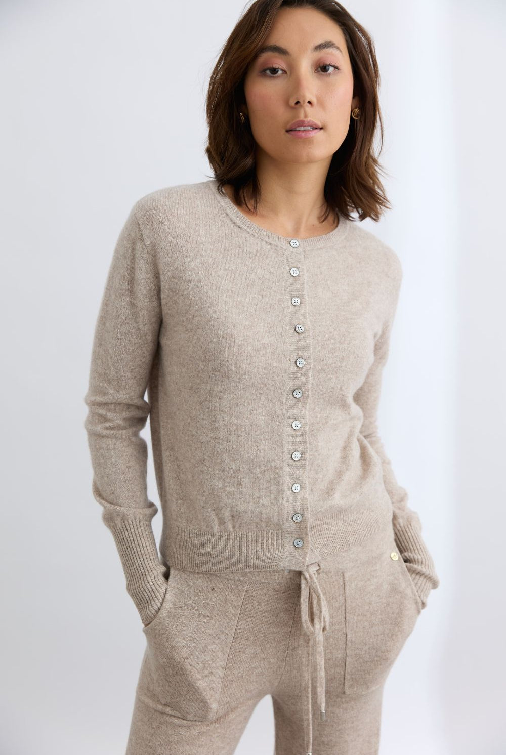 Mia Fratino - Essential Slim Cardi | Toast - Cardigan - Silvermaple Boutique
