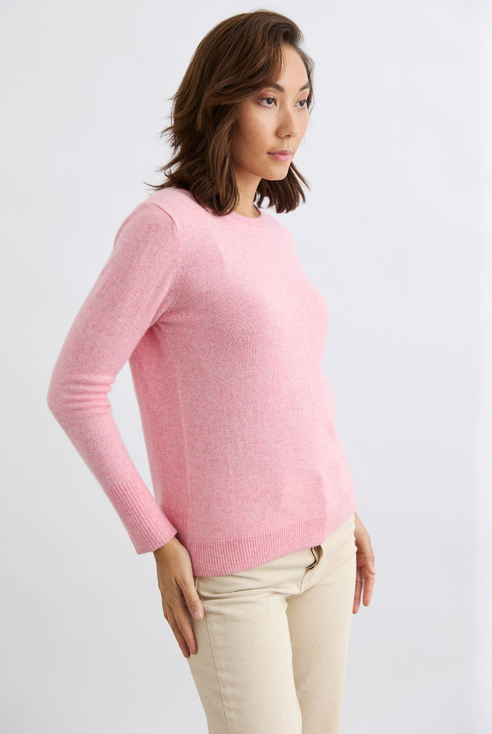 Mia Fratino - Essential Slim Crew | Petal - Jumper - Silvermaple Boutique