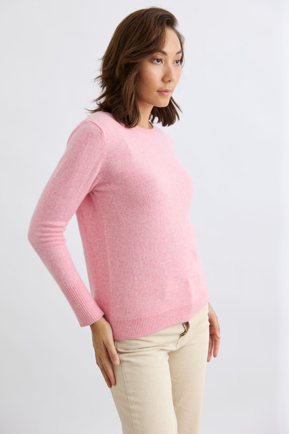 Mia Fratino - Essential Slim Crew | Petal - Jumper - Silvermaple Boutique