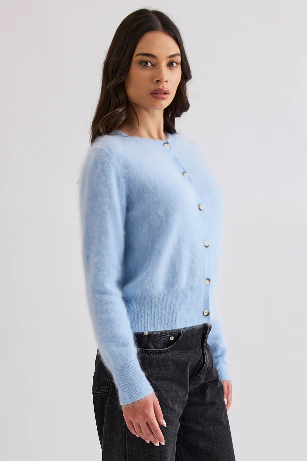 Mia Fratino - Mia Fratino Sierra Cardi | Mid Blue - Cardigan - Silvermaple Boutique