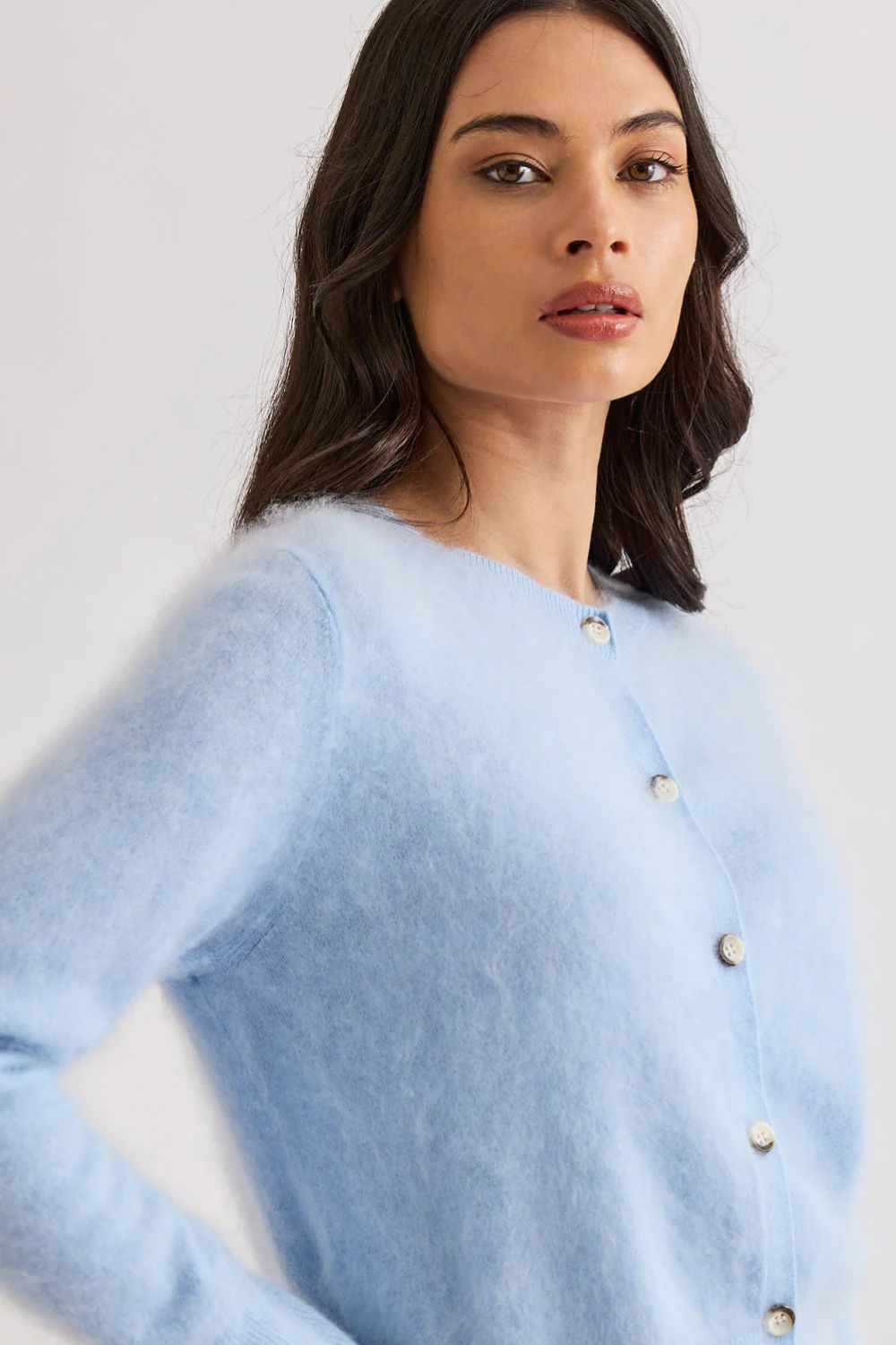 Mia Fratino - Mia Fratino Sierra Cardi | Mid Blue - Cardigan - Silvermaple Boutique