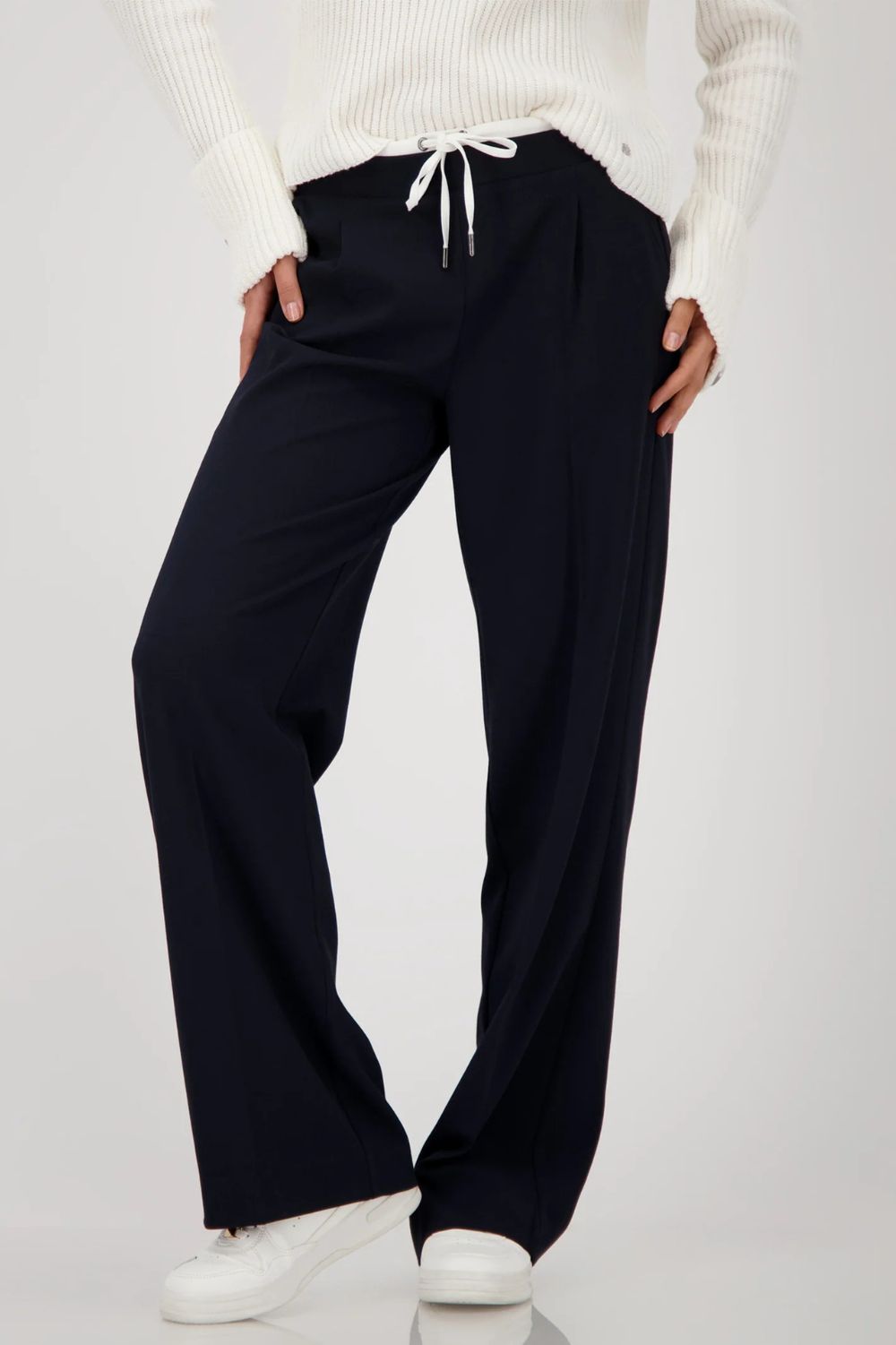 Monari - Monari Straight Leg Trousers | Night Sky - Pants - Silvermaple Boutique