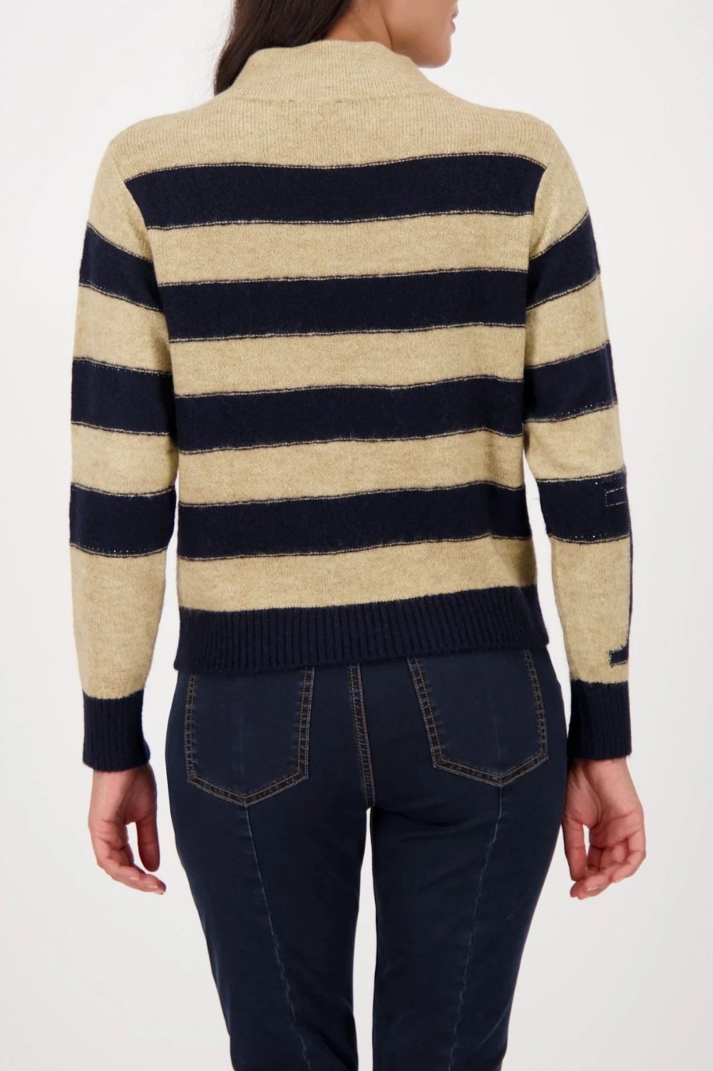 Monari - Monari Striped Jumper | Night Sky Stripe - Jumper - Silvermaple Boutique