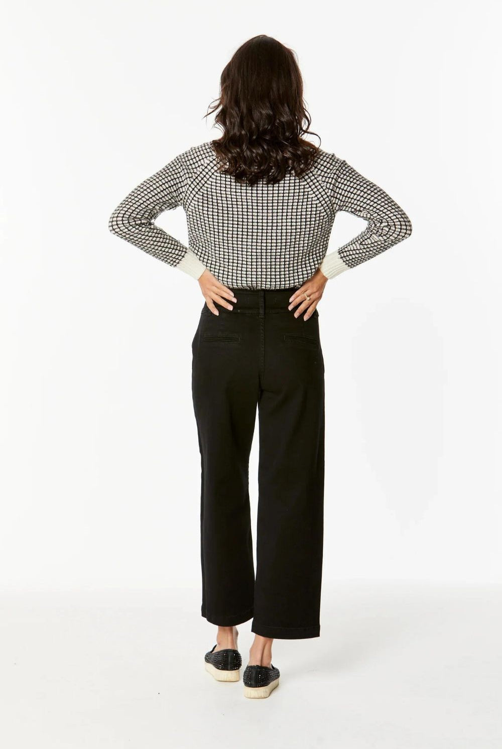 New London Jeans - Christow Crop Jean | Black - Jeans - Silvermaple Boutique