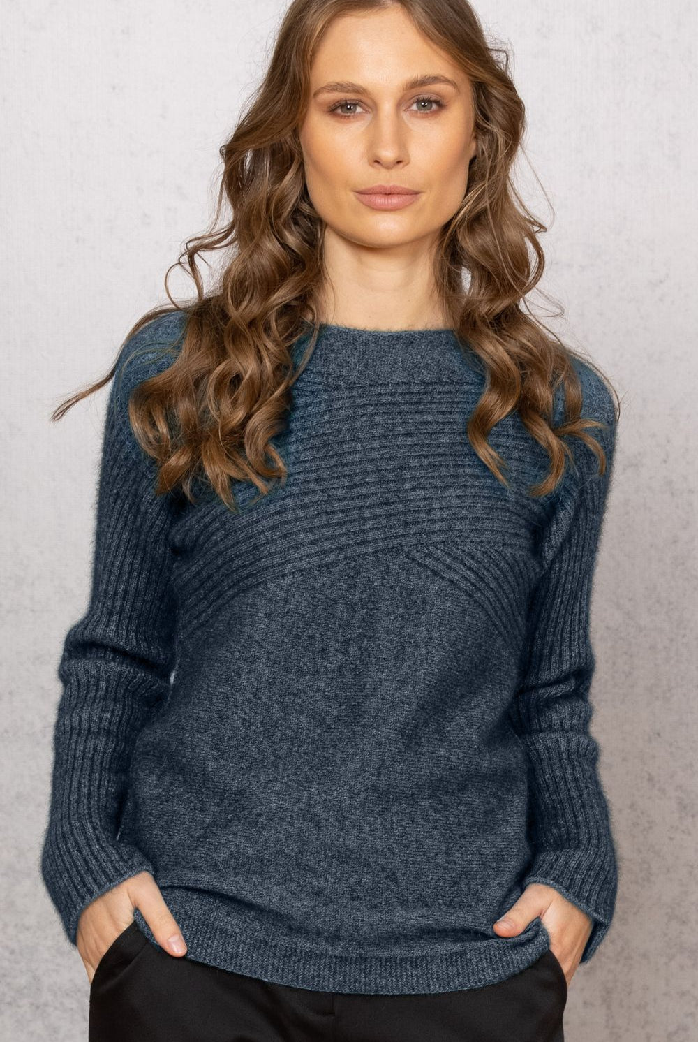 Noble Wilde - Crossover Crew | Neptune - Knitwear - Silvermaple Boutique