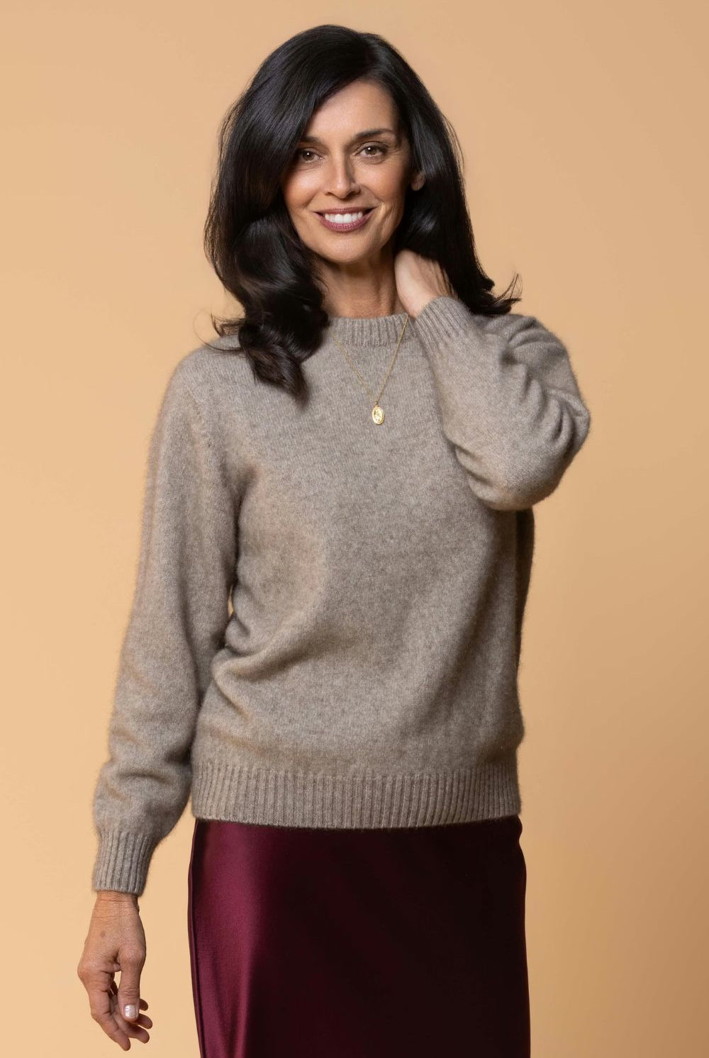 Noble Wilde - Noa Crew | Oyster - Knitwear - Silvermaple Boutique